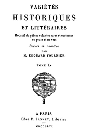 Variétés Historiques et Littéraires (04/10)
