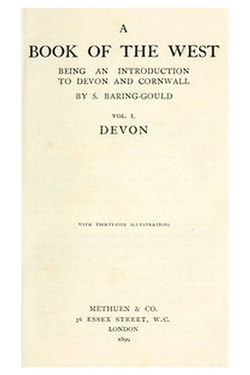 A Book of the West. Volume 1: Devon
