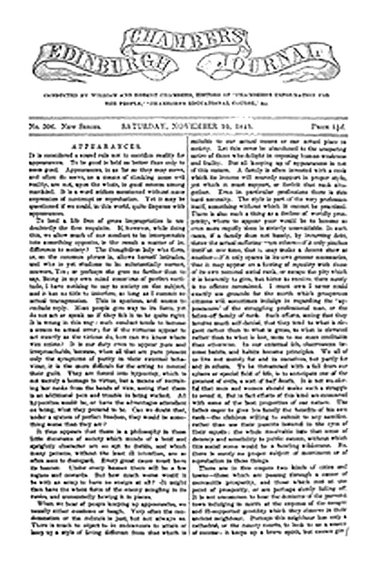 Chambers's Edinburgh Journal, No. 306
