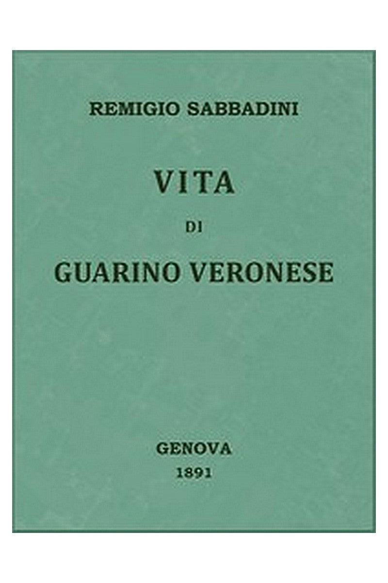 Vita di Guarino Veronese