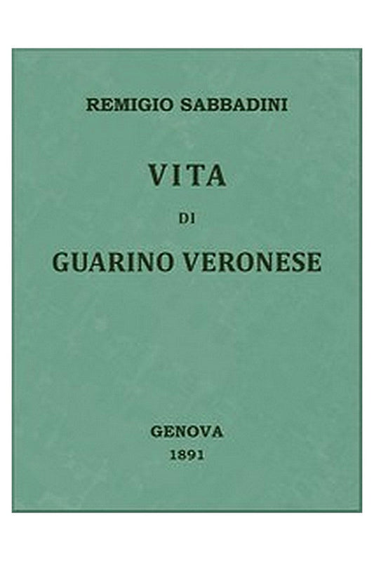 Vita di Guarino Veronese