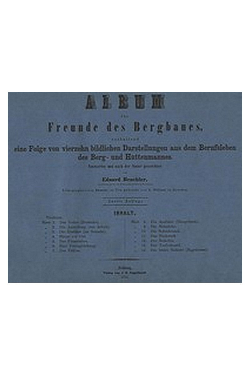 Album für Freunde des Bergbaues