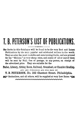 T. B. Peterson's List of Publications (1857)