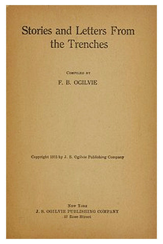 Stories and Letters from the Trenches