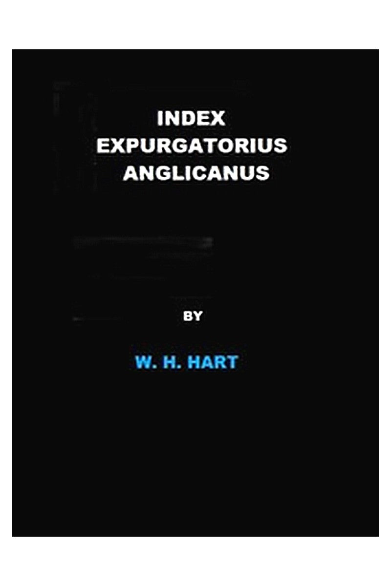 Index Expurgatorius Anglicanus
