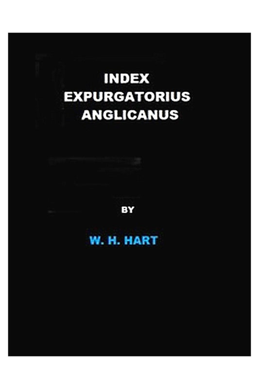 Index Expurgatorius Anglicanus
