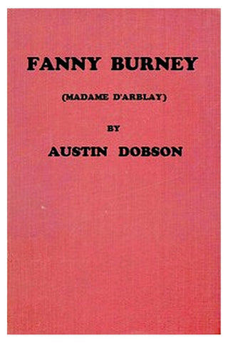 Fanny Burney (Madame D'Arblay)