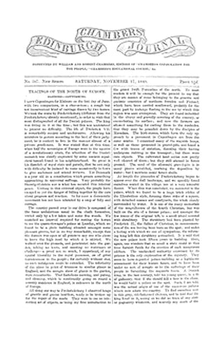 Chambers's Edinburgh Journal, No. 307
