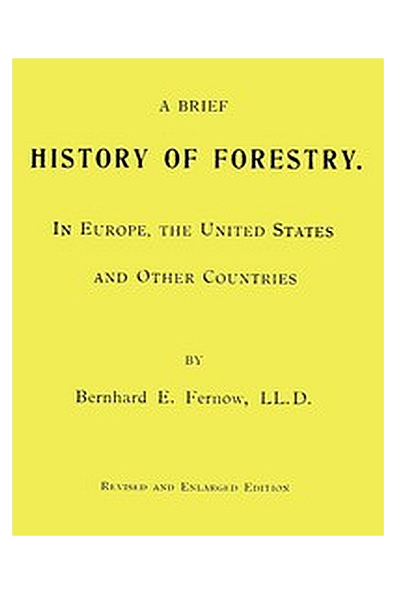 A Brief History of Forestry