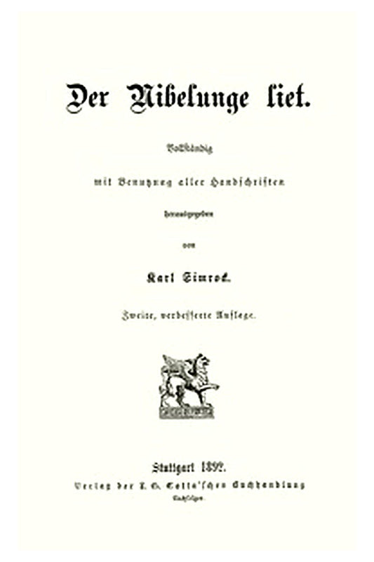 Der Nibelunge liet