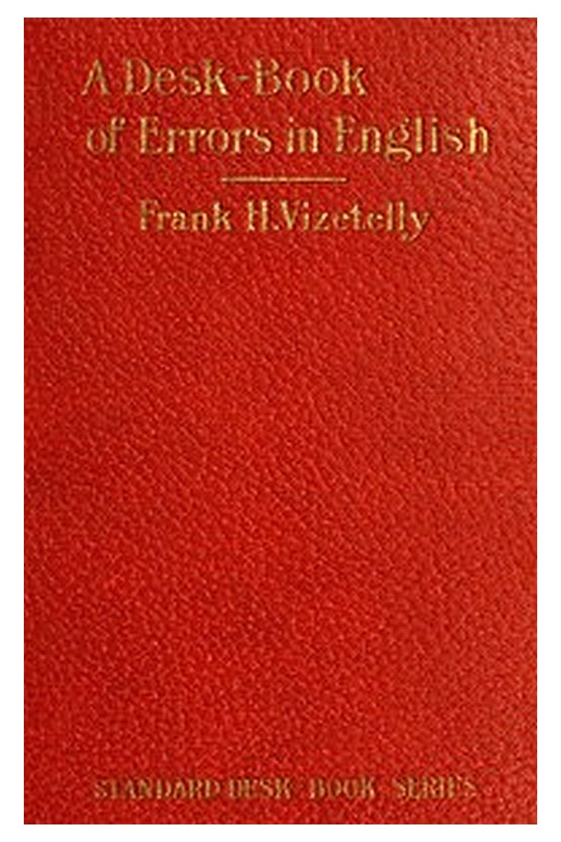 A Desk-Book of Errors in English
