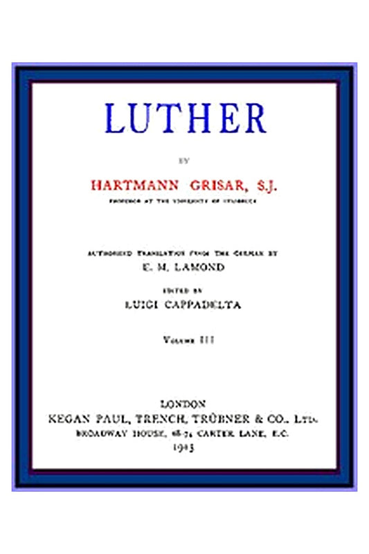 Luther, vol. 3 of 6