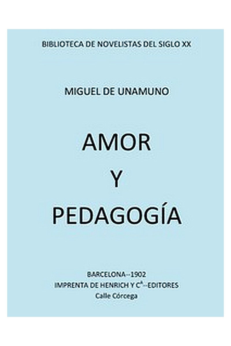 Amor y Pedagogía