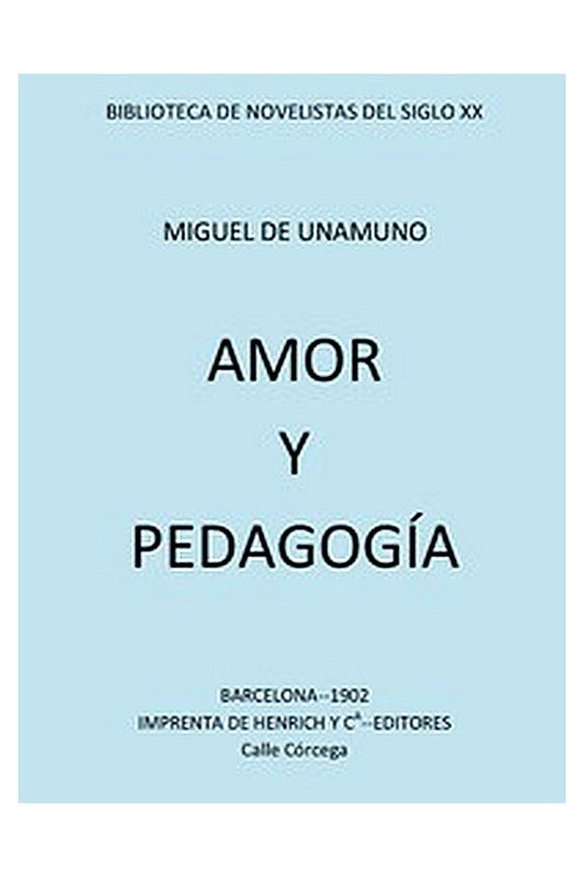 Amor y Pedagogía