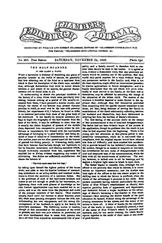 Chambers's Edinburgh Journal, No. 308
