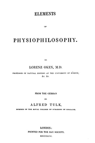 Elements of Physiophilosophy