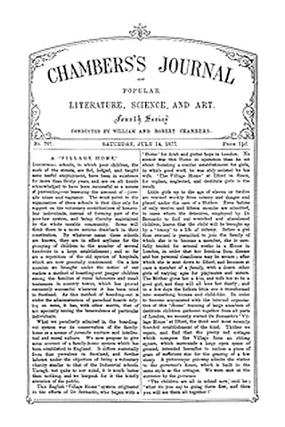 Chambers's Journal of Popular Literature, Science, and Art, No. 707, July 14, 1877