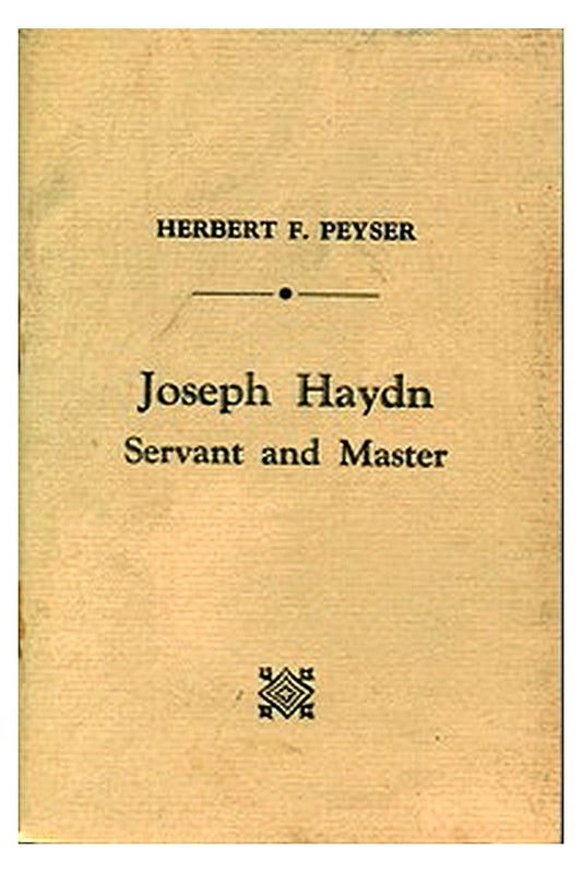 Joseph Haydn: Servant and Master