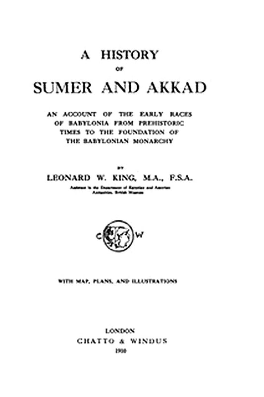 A History of Sumer and Akkad
