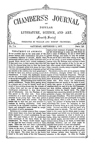 Chambers's Journal of Popular Literature, Science, and Art, No. 714