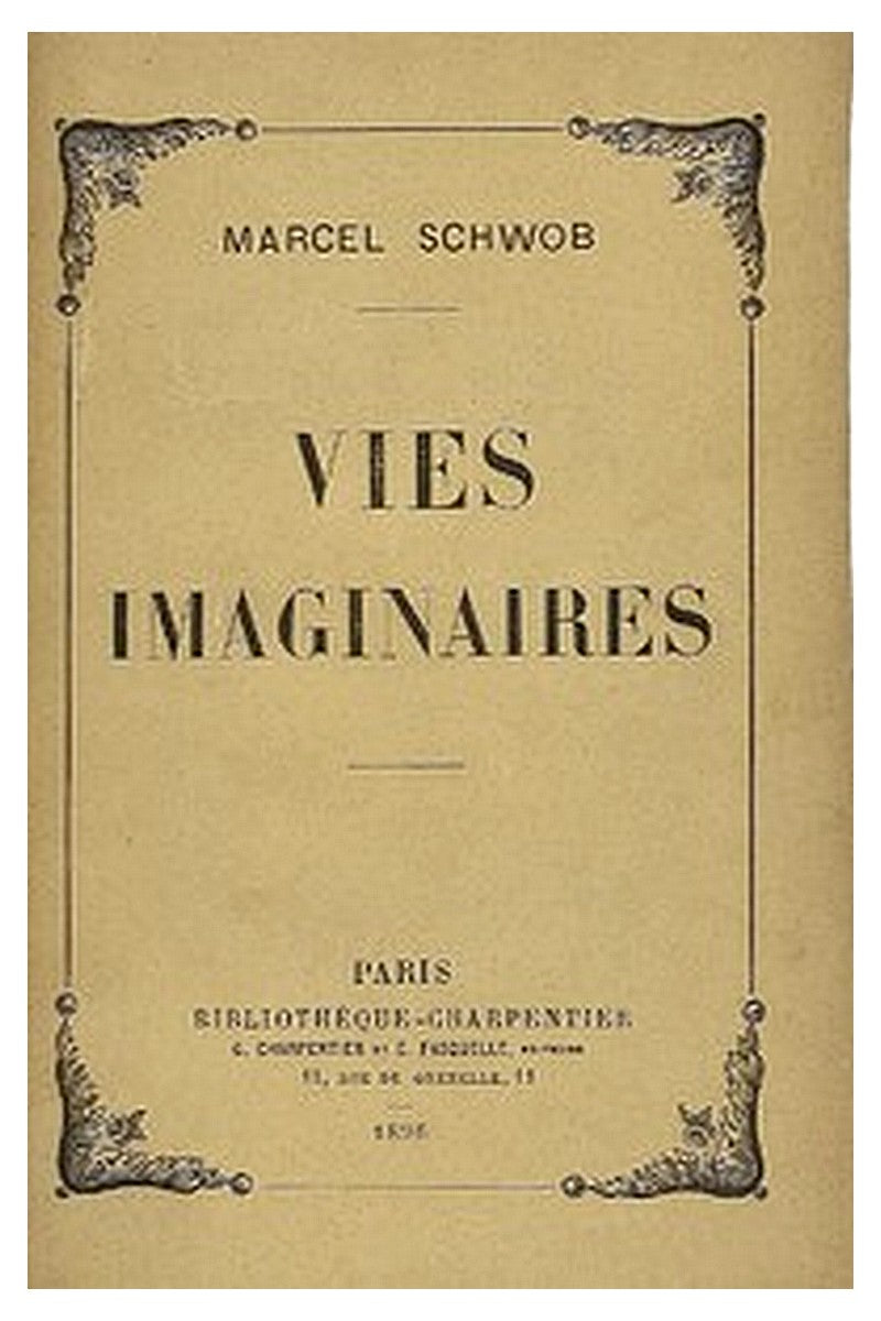 Vies imaginaires