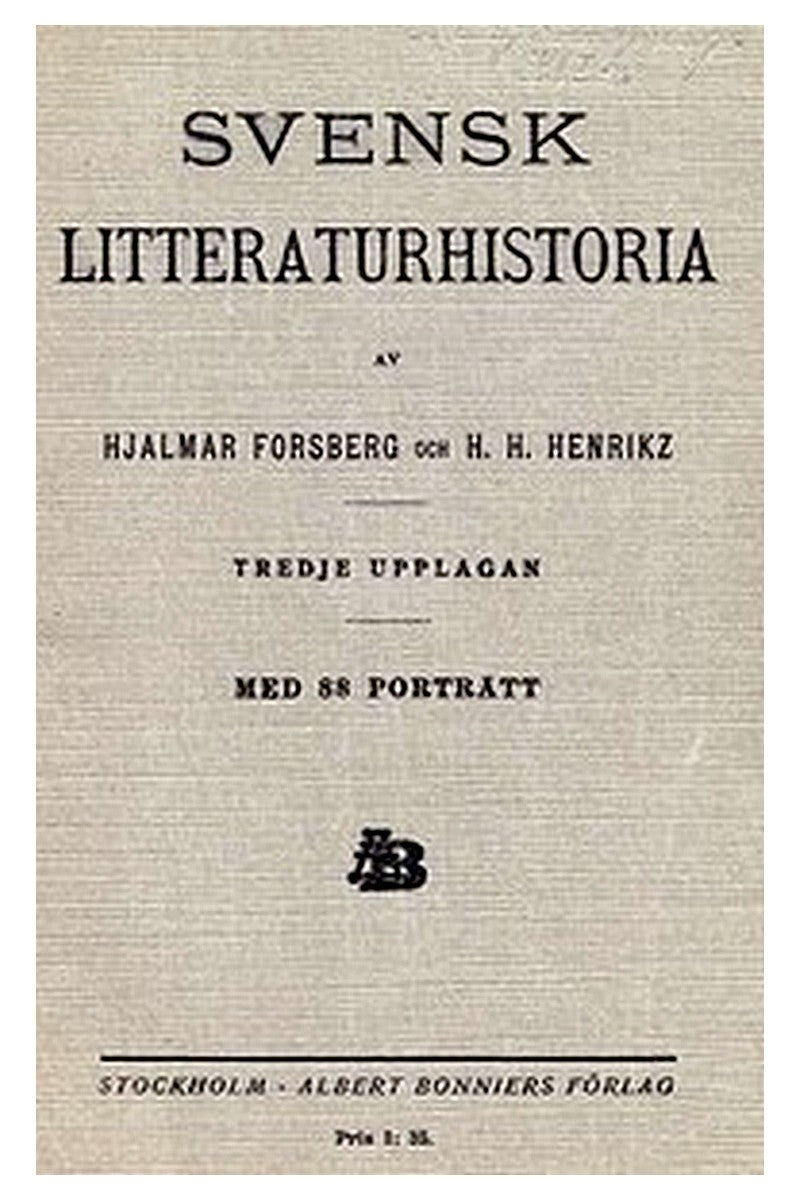 Svensk litteraturhistoria