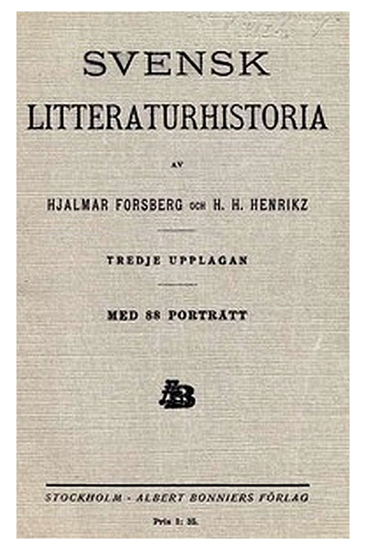 Svensk litteraturhistoria
