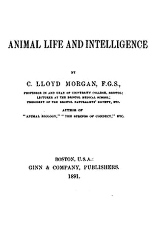 Animal Life and Intelligence