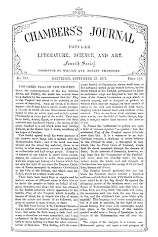 Chambers's Journal of Popular Literature, Science, and Art, No. 718