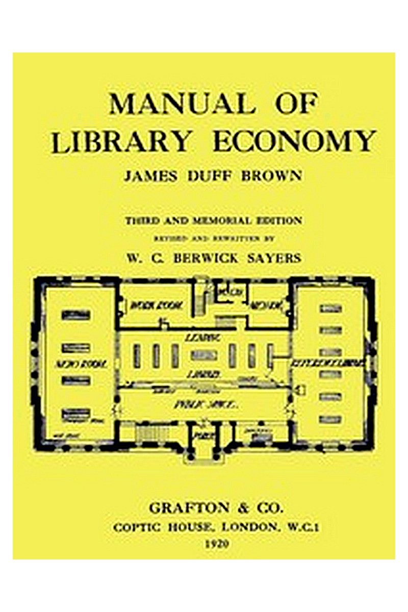 Manual of Library Economy