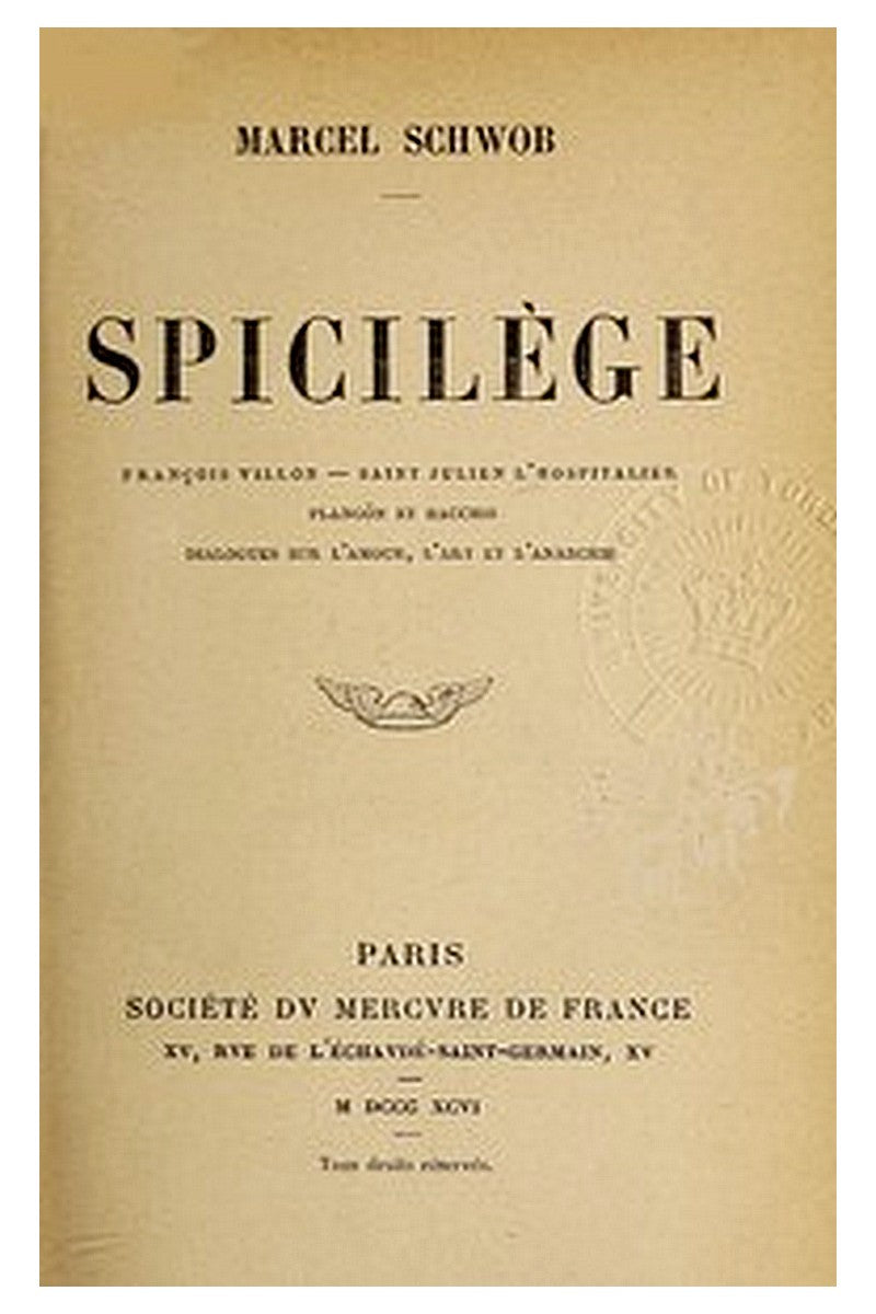 Spicilège