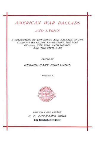 American War Ballads and Lyrics, Volume 1 (of 2)
