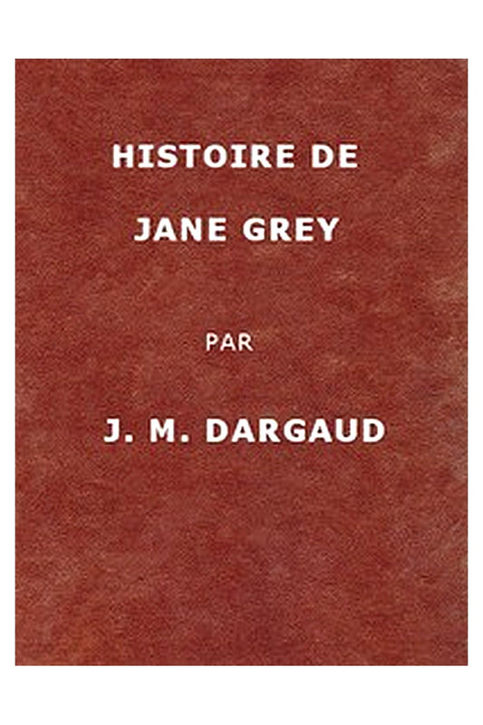 Histoire de Jane Grey