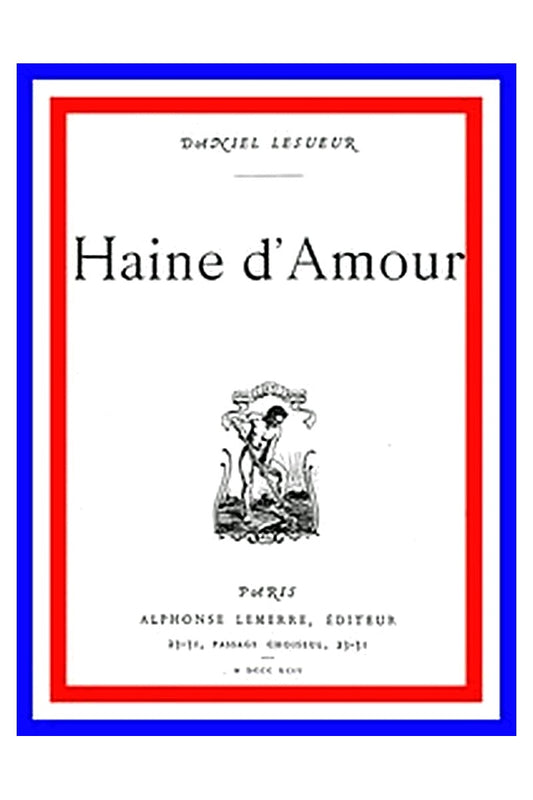 Haine d'amour