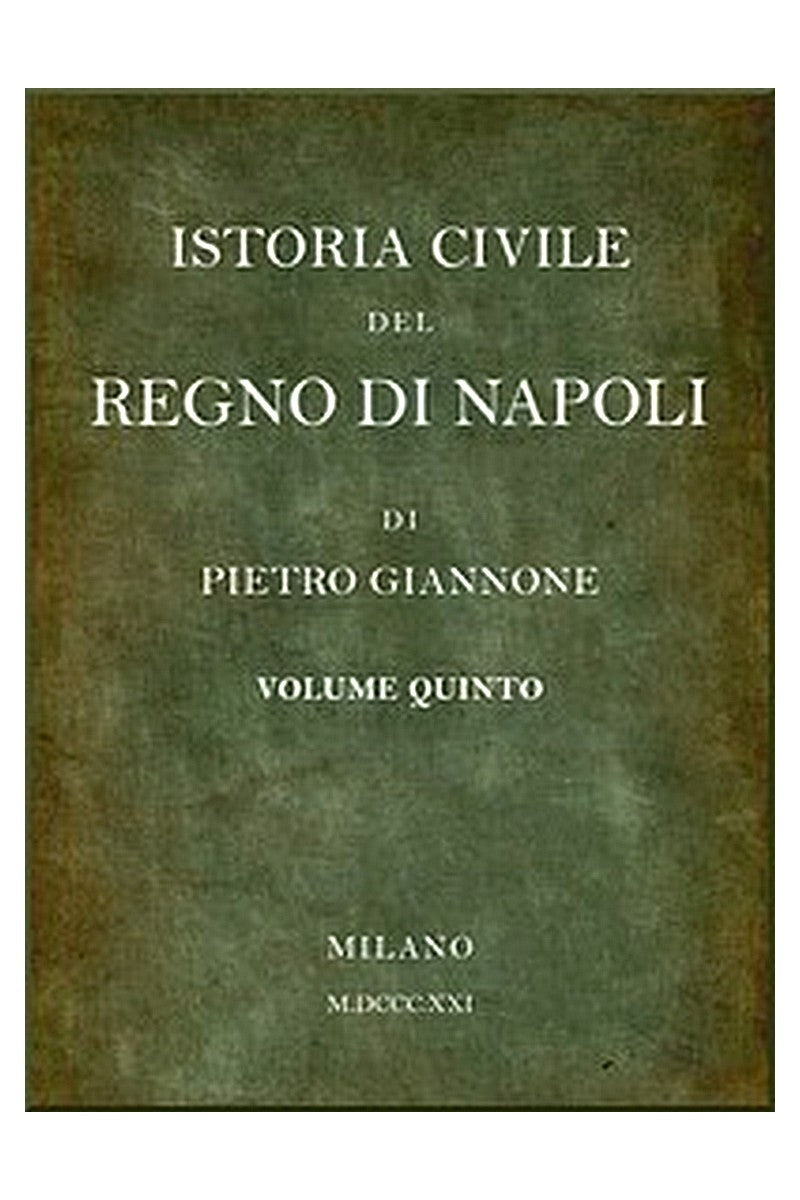 Istoria civile del Regno di Napoli, v. 5