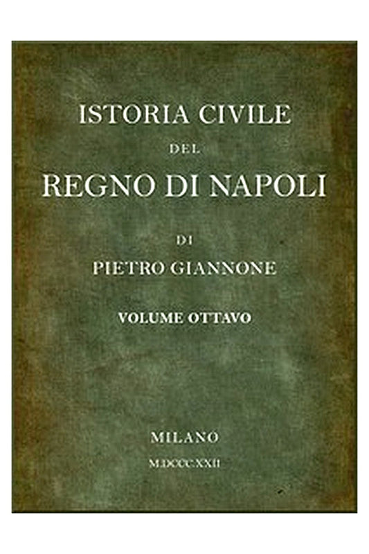 Istoria civile del Regno di Napoli, v. 8