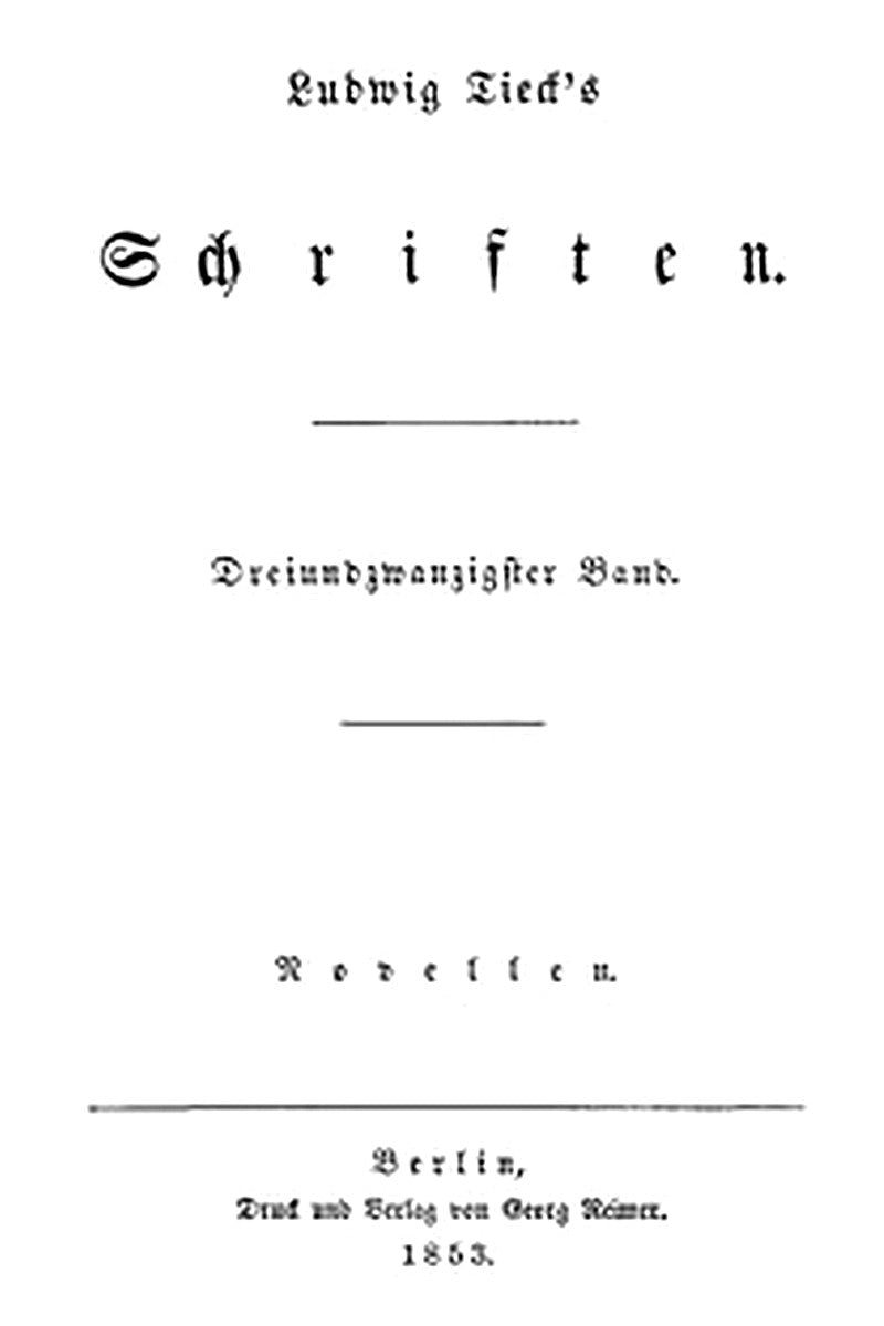 Schriften 23: Novellen 7
