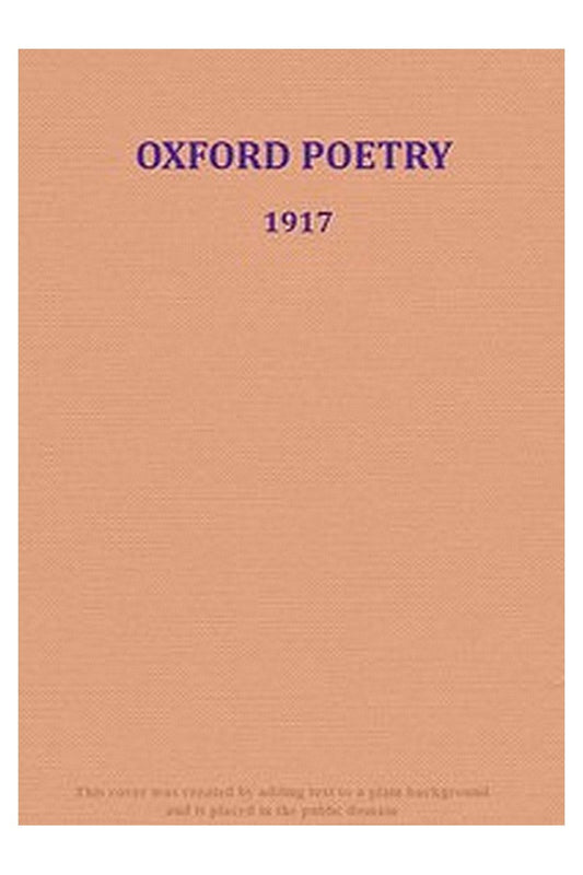 Oxford Poetry, 1917