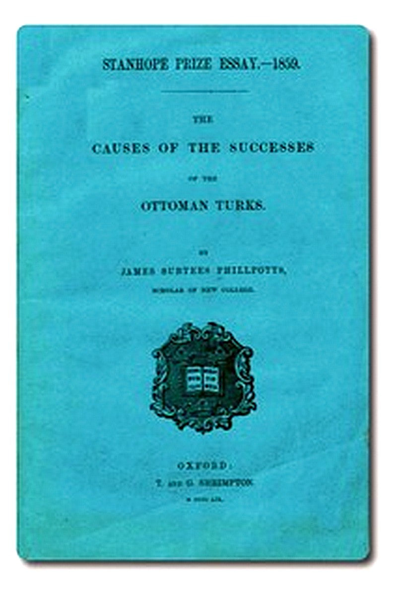 The Causes of the Successes of the Ottoman Turks