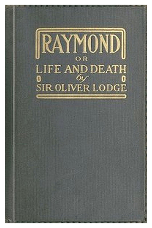 Raymond; or, Life and Death
