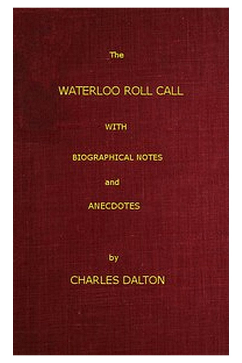 The Waterloo Roll Call