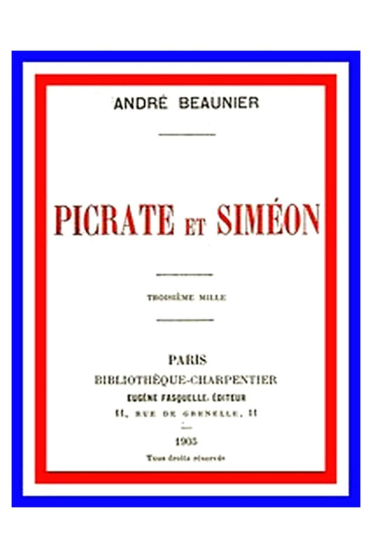 Picrate et Siméon