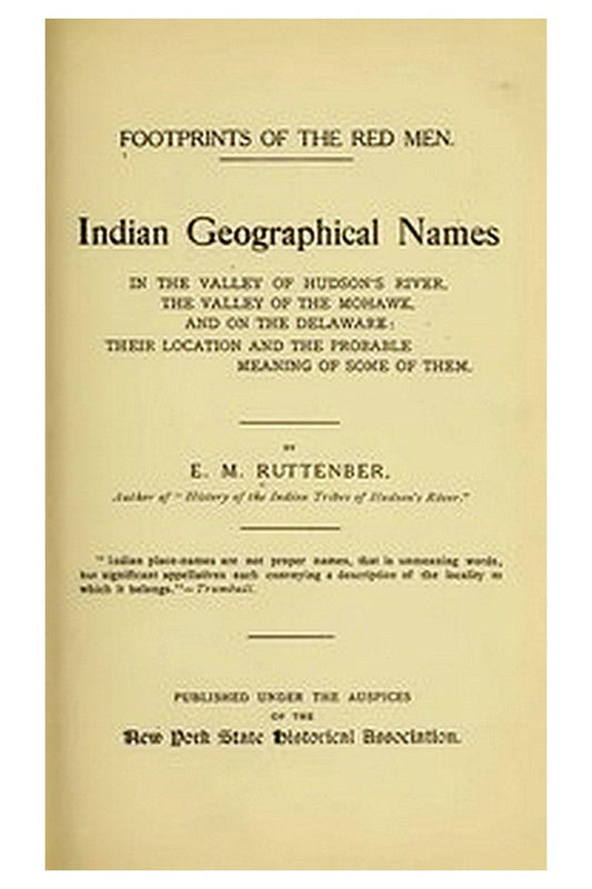 Footprints of the Red Men
