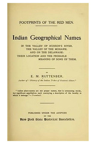 Footprints of the Red Men
