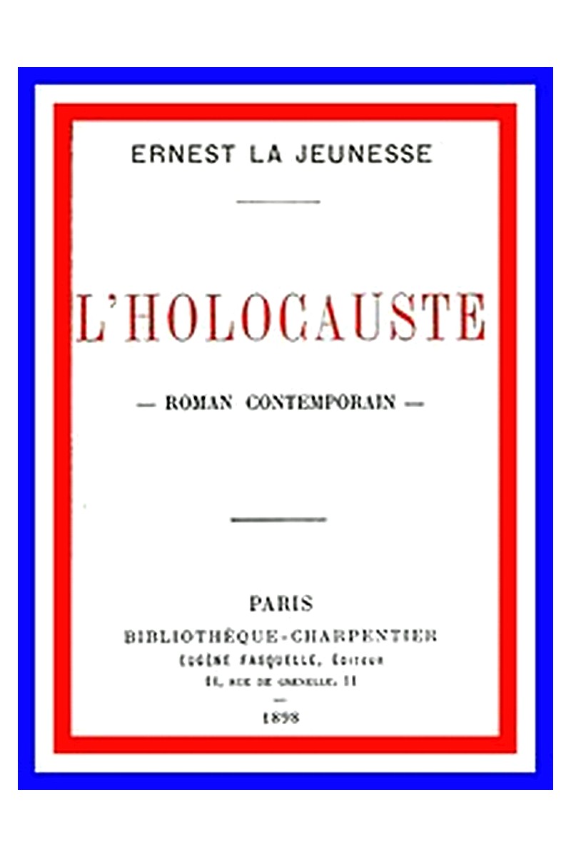 L'Holocauste: Roman Contemporain