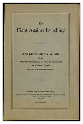 The Fight Against Lynching