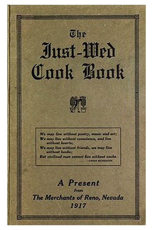 The Just-Wed Cook Book