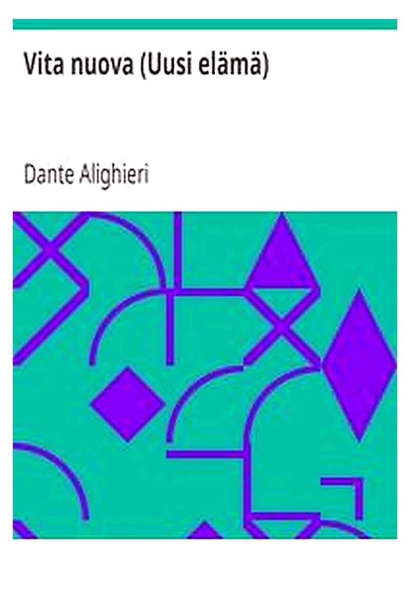 Vita nuova (Uusi elämä)