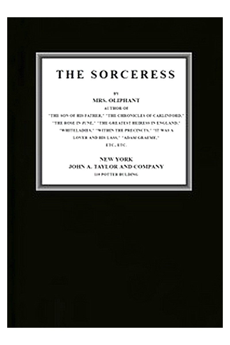The Sorceress (complete)