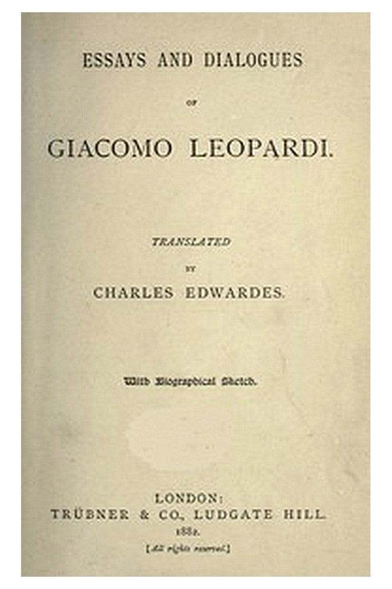 Essays and Dialogues
